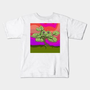 Benny the Bonsai trippy bonsai tree Kids T-Shirt